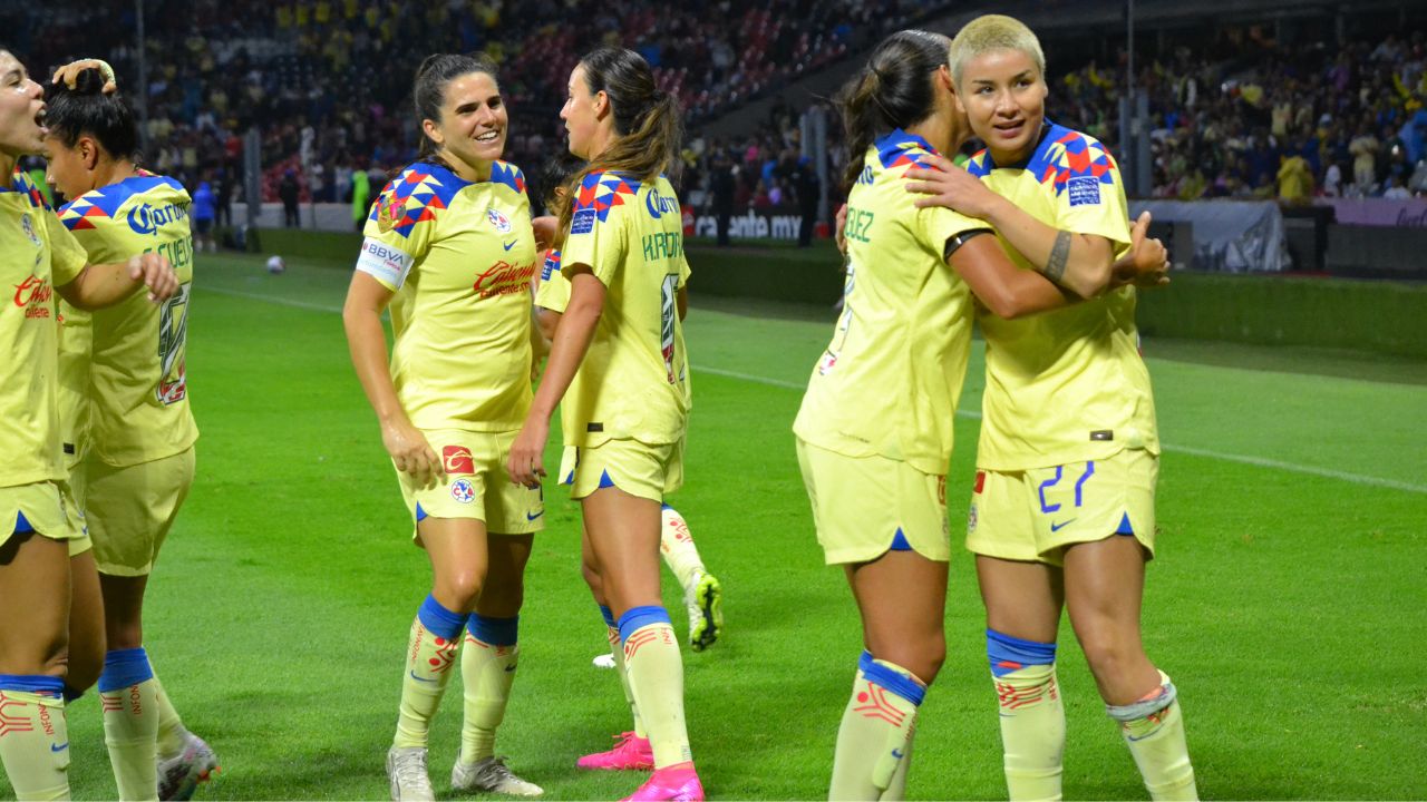 ¡Doble victoria! América femenil remonta y también se lleva el clásico nacional