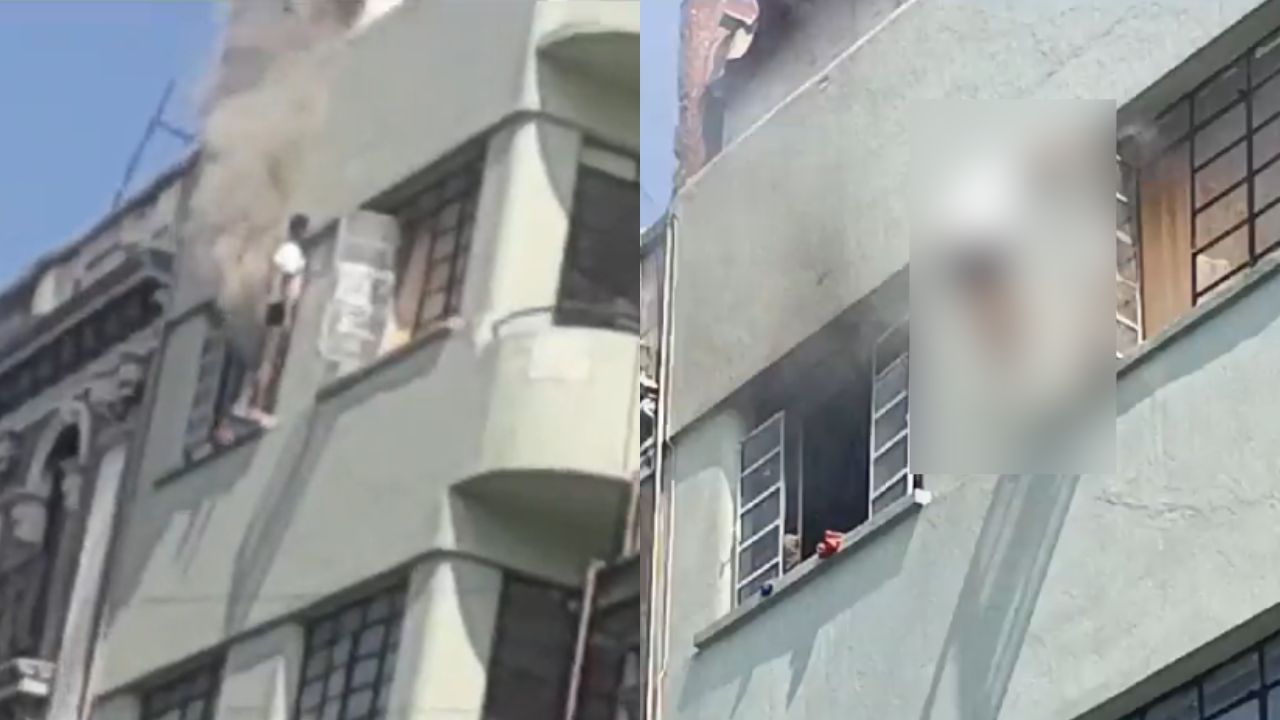 Sujeto intenta resguardarse de un incendio en su departamento; cae desde un tercer piso en la CDMX