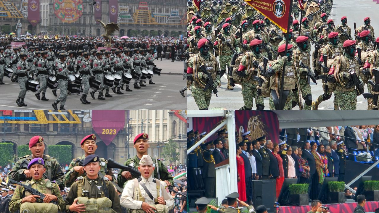 Foto: Rodrigo Cerezo / La explanada del Zócalo de la Ciudad de México comenzó a ser ocupada por los asistentes al Desfile Militar.