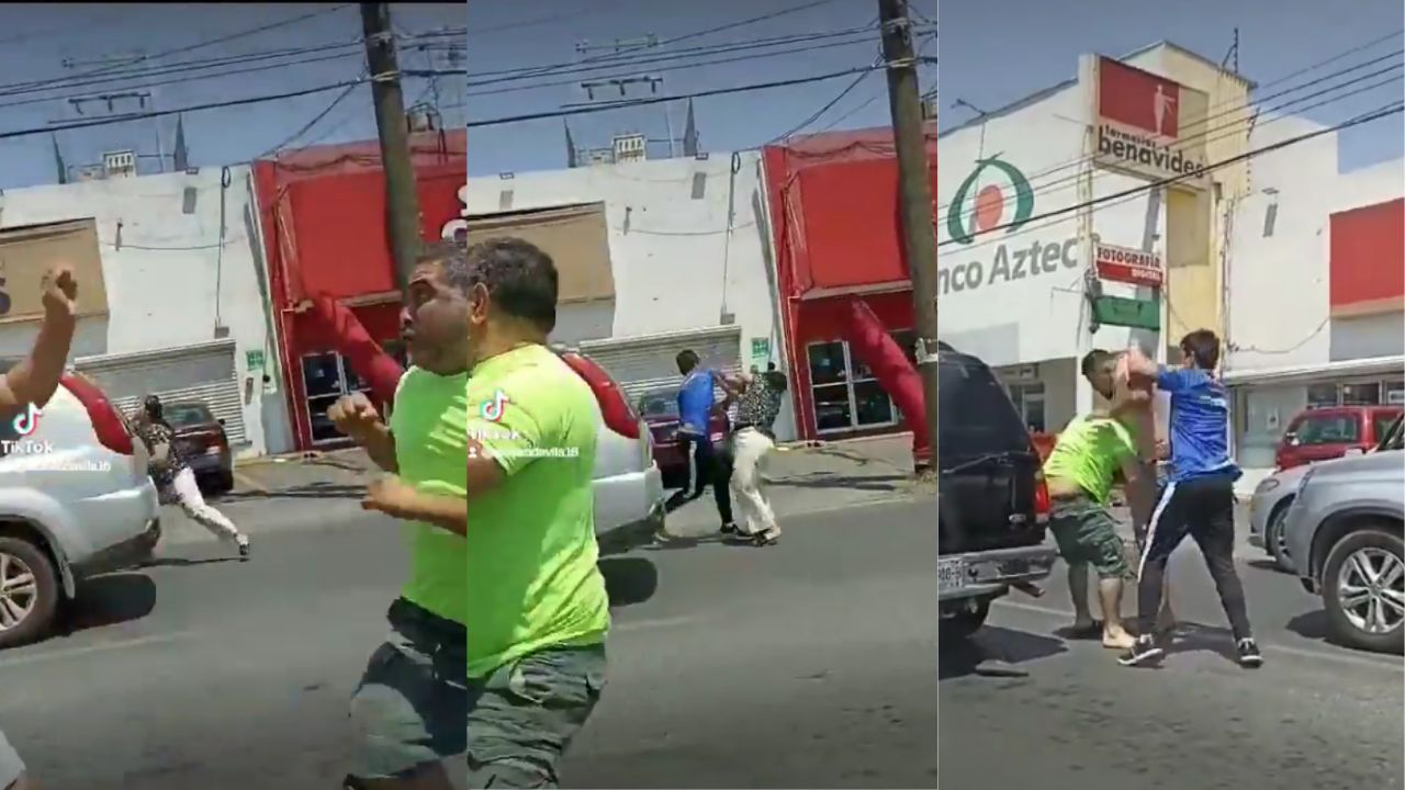 Sujetos agreden a familia en calles de Nuevo León.