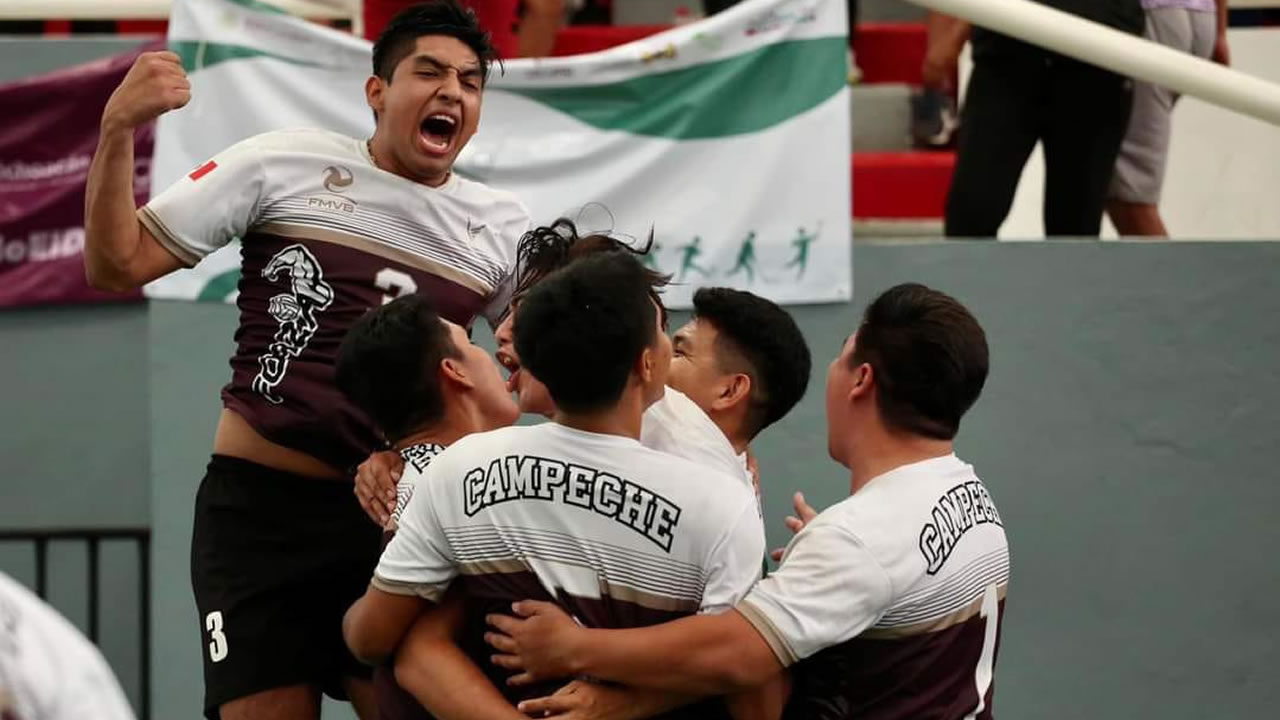 ORO PARA CAMPECHE EN VOLEIBOL VARONIL EN EL ENCUENTRO NACIONAL DEPORTIVO INDÍGENA 2023