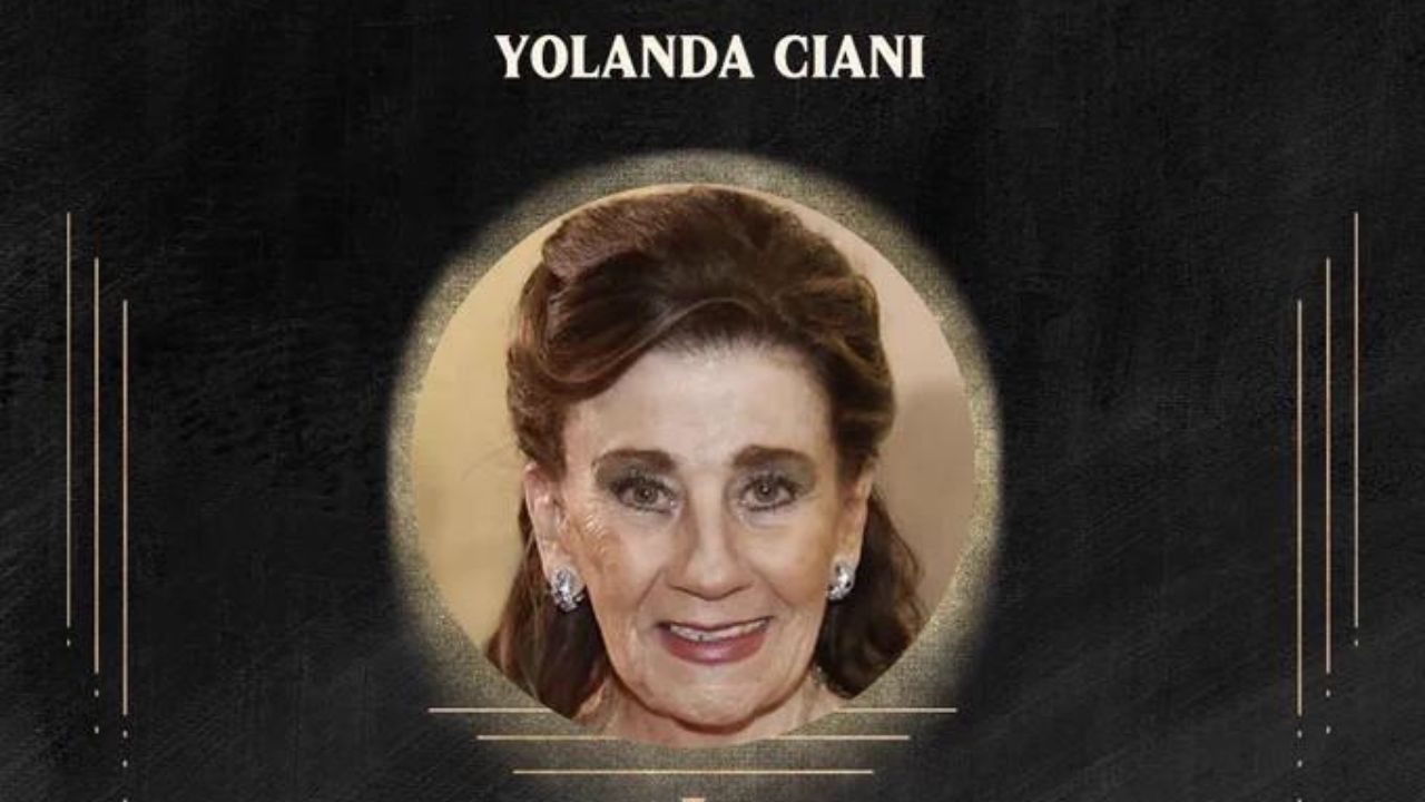 Muere la actriz mexicana Yolanda Ciani.