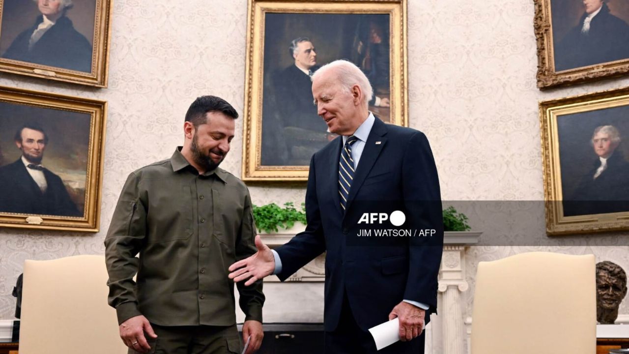 Biden recibe a Zelenski entre recelo de escépticos a entregar más ayuda