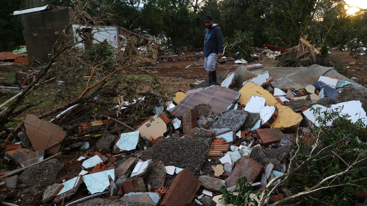 Foto: AFP|Un ciclón deja 21 muertos en el sur de Brasil