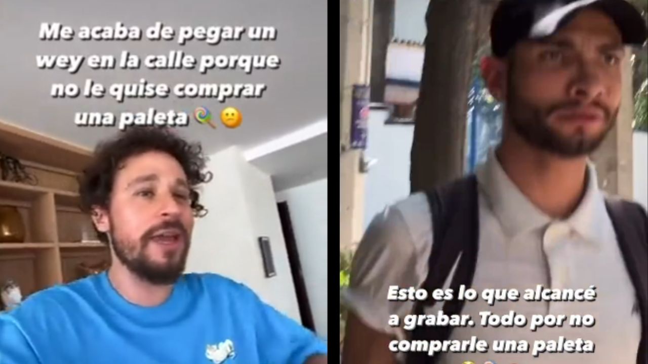 Luisito Comunica, fue agredido por un vendedor de paletas mientras paseaba a su perro solo porque no le compró un dulce al hombre