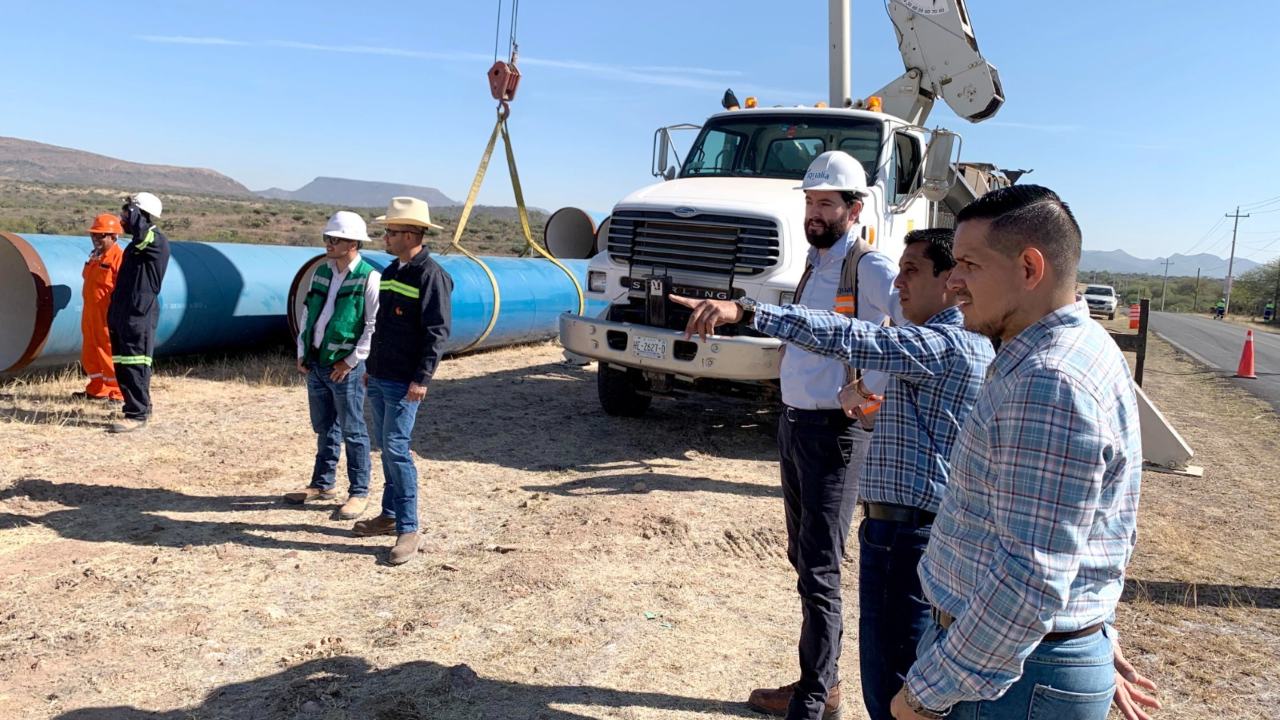 Este martes comenzó a llegar agua proveniente de la presa El Realito suministrando 100 litros por segundo en San Luis Potosí