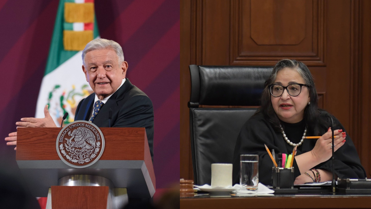 AMLO y Norma Piña