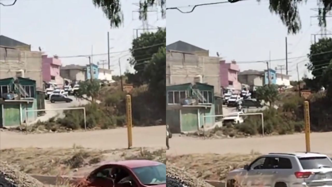 VIDEO: Riña termina en balacera en Ecatepec; hay un herido