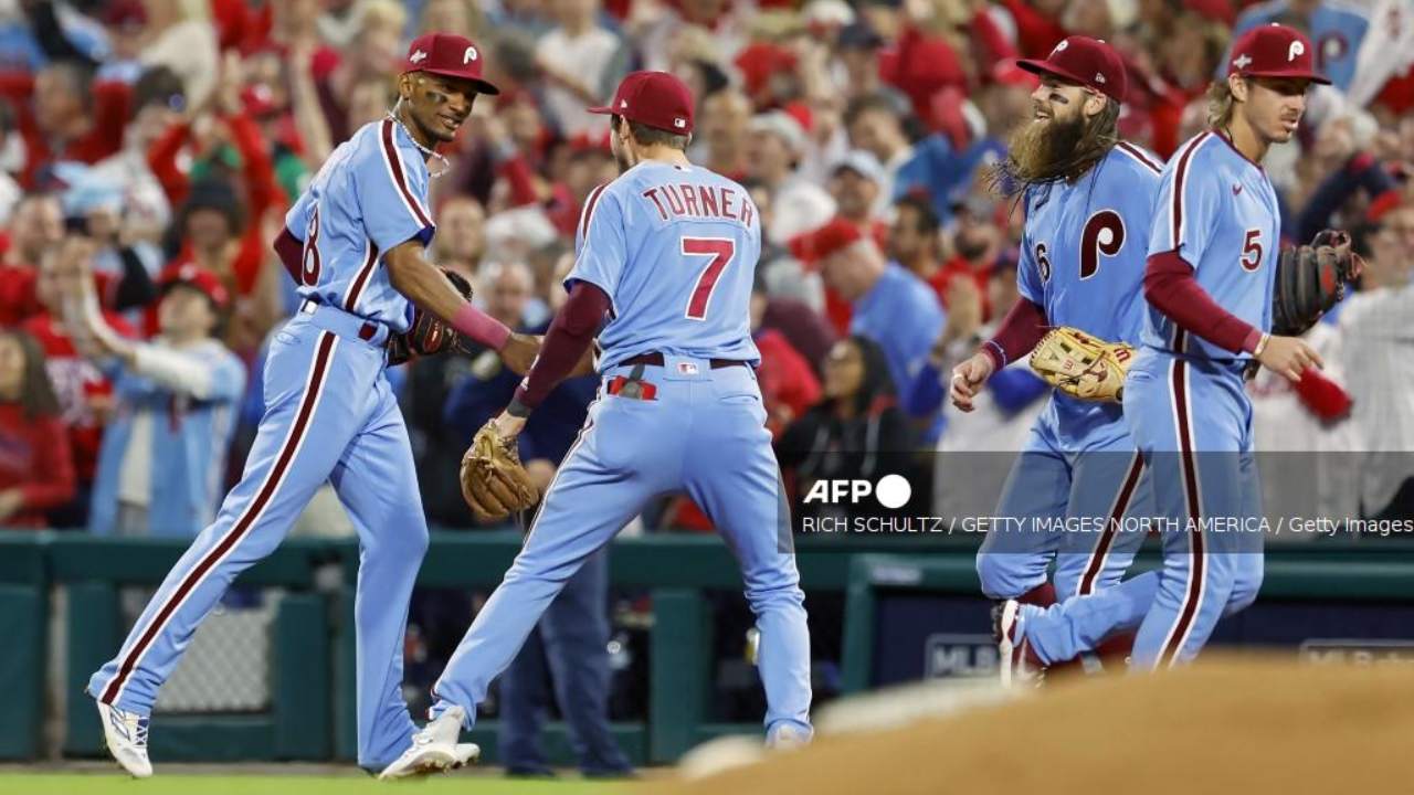 Los Filis de Filadelfia vencieron 3x1 este jueves a los Bravos de Atlanta y avanzaron por segundo año consecutivo a la Serie de Campeonato de la Liga Nacional