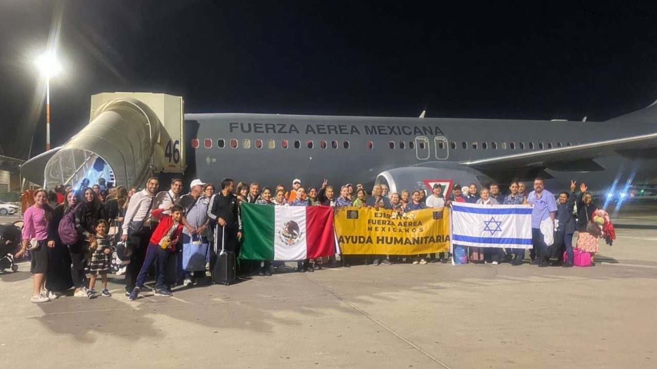 Parte de Israel segundo avión de la Sedena con 141 mexicanos