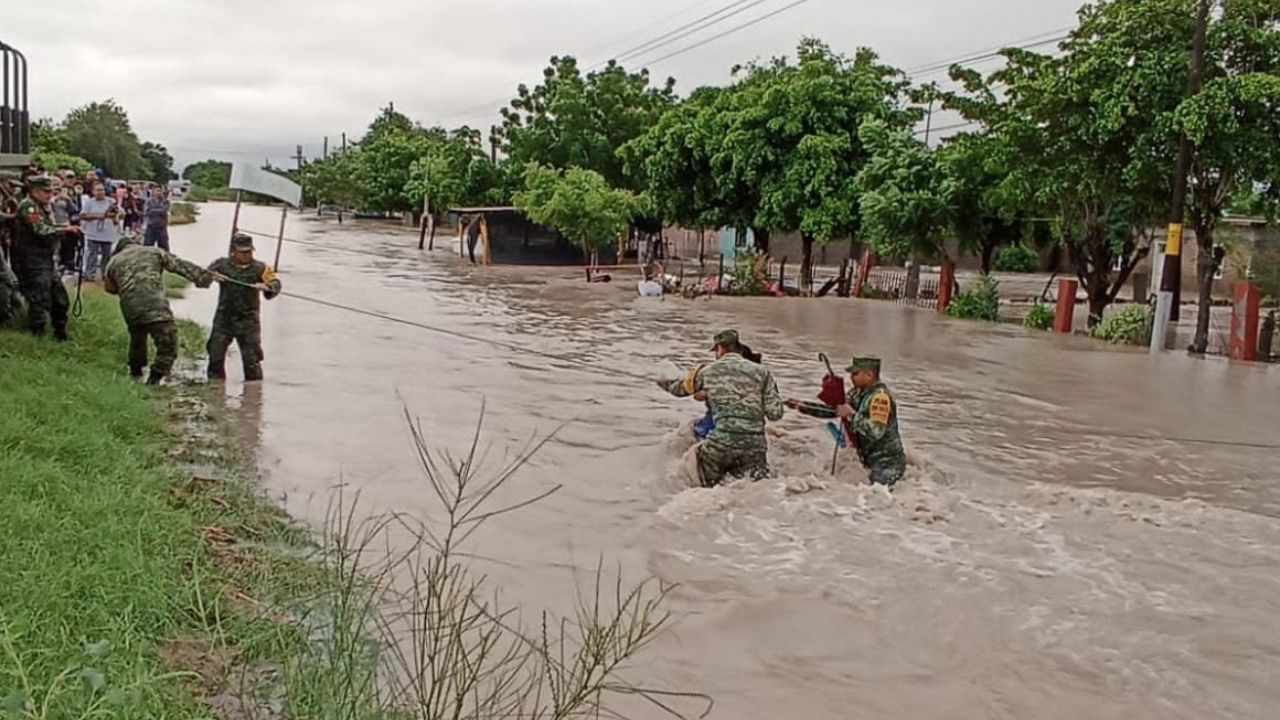 Se han reportado diez municipios afectados por el desborde de ríos, canales o drenes ocasionados por el paso de Norma