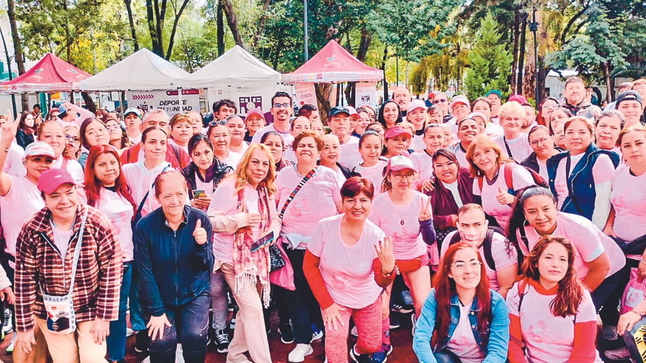 Alrededor de 400 mujeres de diferentes colonias de la alcaldía Miguel Hidalgo realizaron una campaña de sensibilización