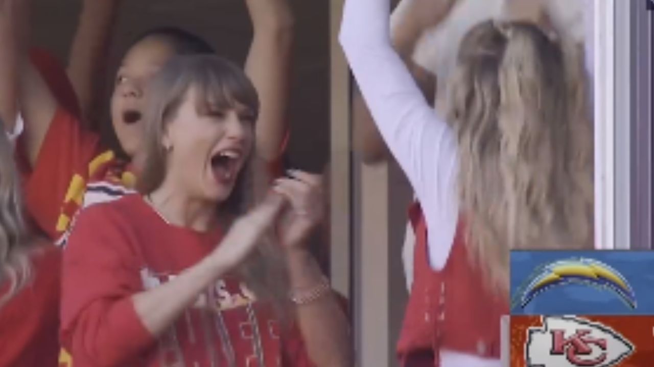 Foto:Captura de pantalla|¡Cosita! Taylor Swift luce bracelet con el número 87 de Travis Kelce