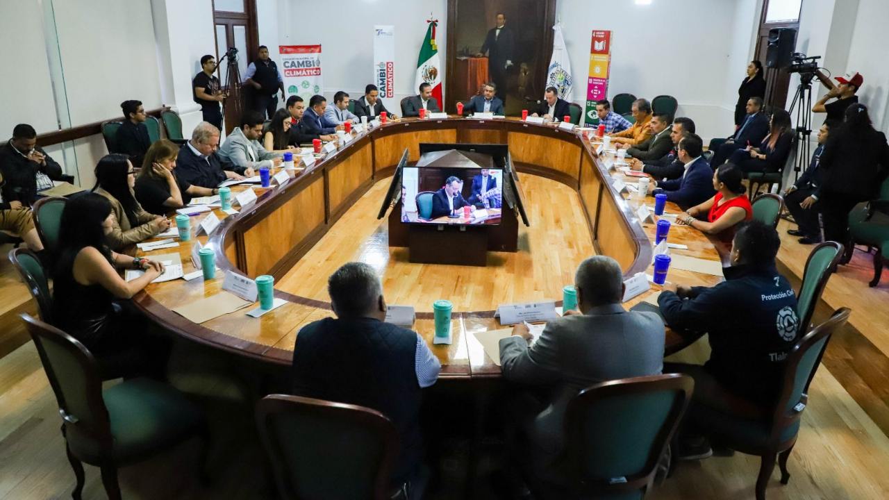 Marco Antonio Rodríguez Hurtado, Presidente Municipal, encabezó la 3ra Sesión del Consejo Municipal de Cambio Climático