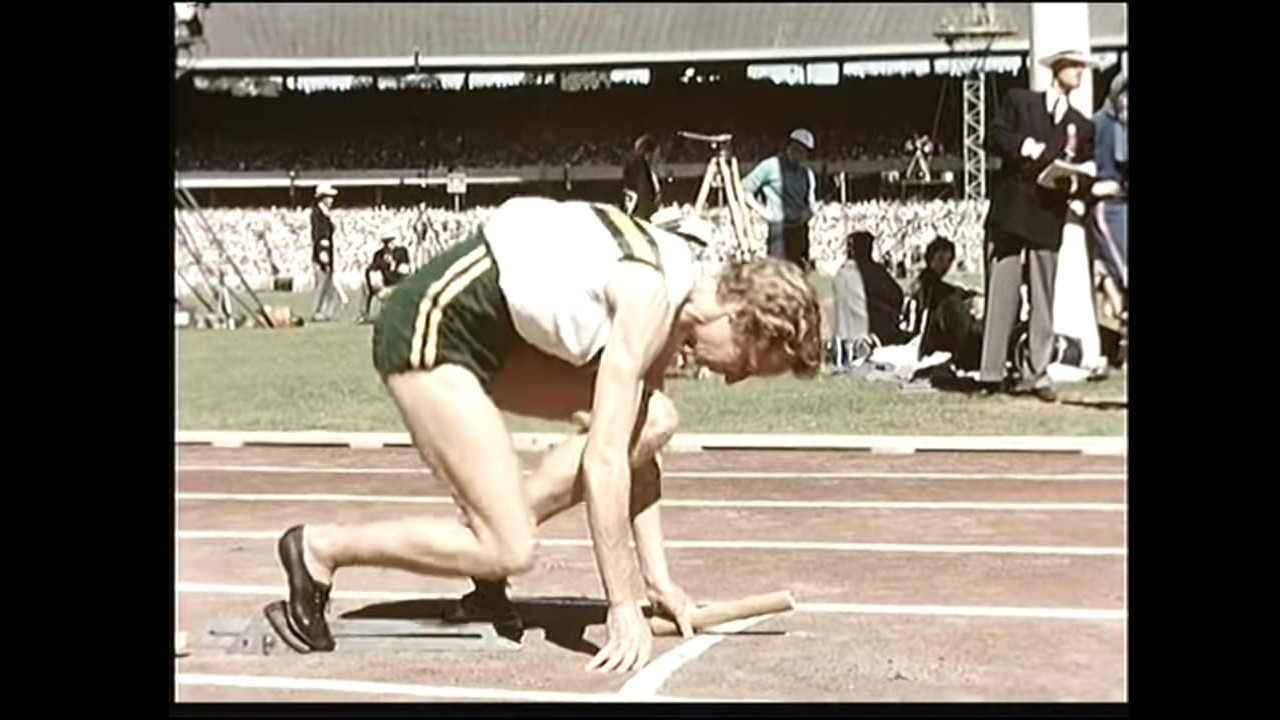 fotografía de la atleta betty curthbert