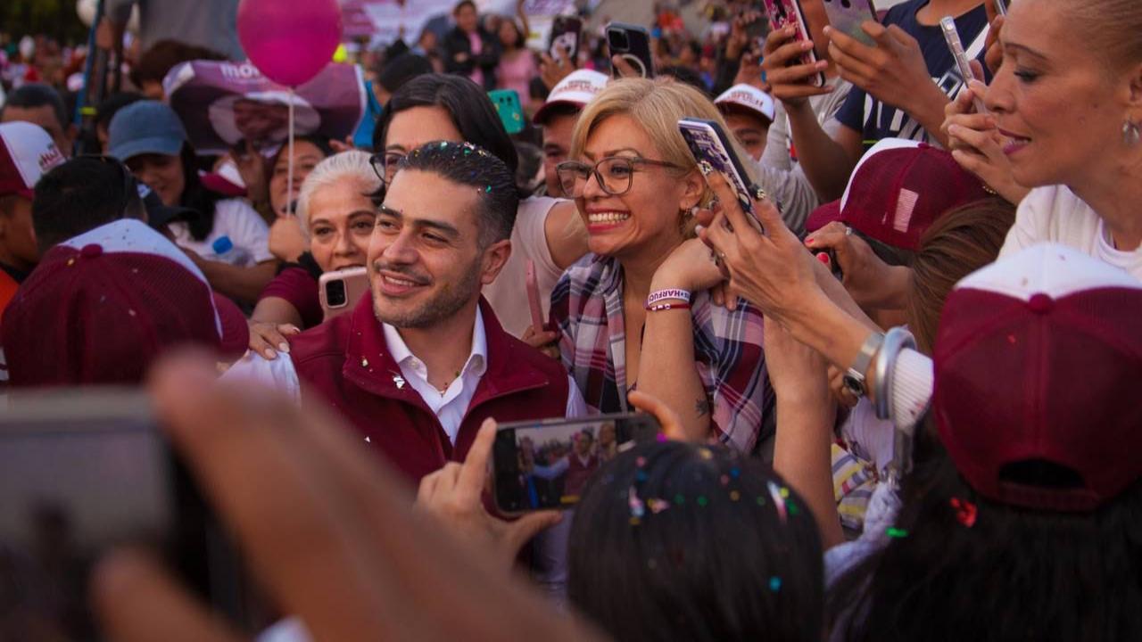 García Harfuch fue recibido por más de 25 mil habitantes de la Venustiano Carranza que lo apoyan para ser aspirante a la candidatura de CDMX