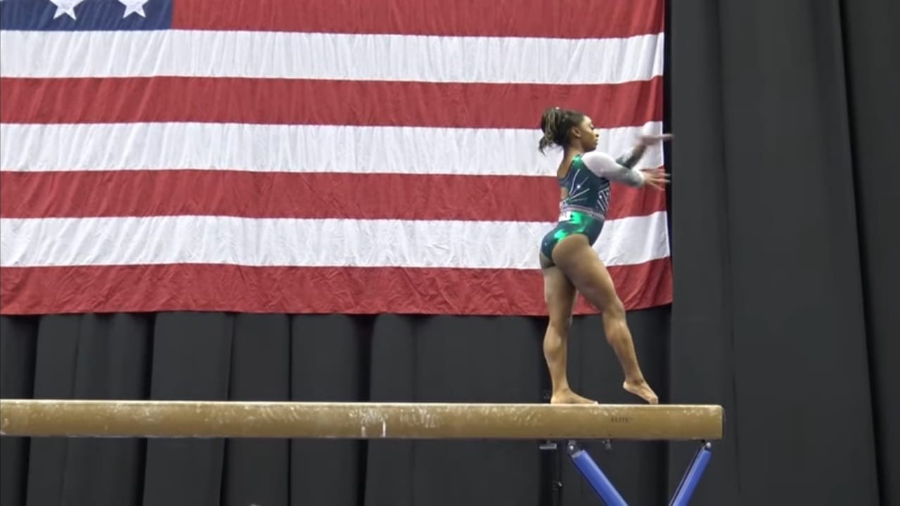 SImone Biles, campeona olímpica en gimnasia