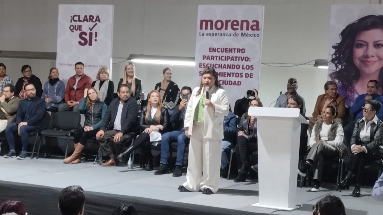 Clara Brugada señaló que para esta "transformación tenemos oídos para el corazón del pueblo"