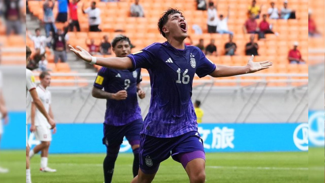 La Selección Argentina sub 17 derrotó con un aplastante 4-0 al combinado de Polonia