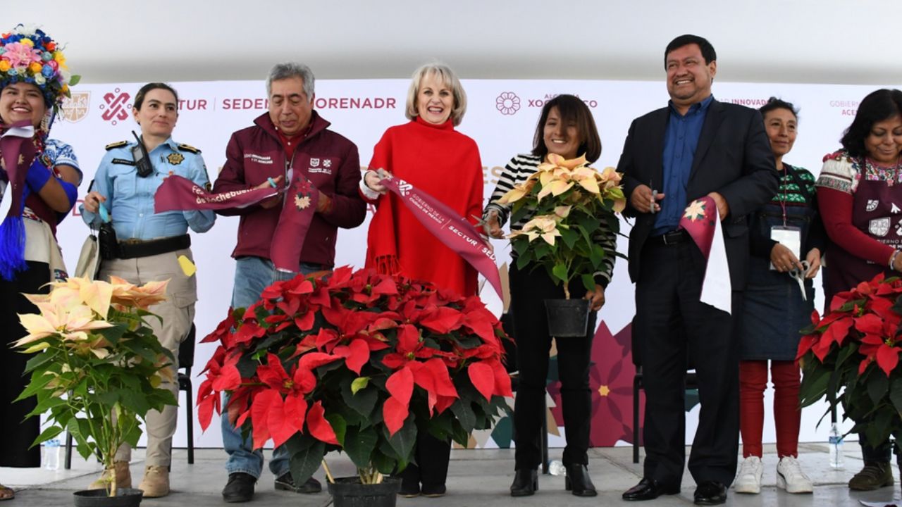 La secretaria de Turismo local, Nathalie Desplas detalló que en la quinta edición del festival de la tradicional flor navideña estarán participando 140 floricultores