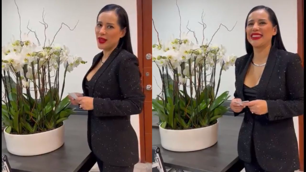 Foto:Captura de pantalla|¡El sueño! Sandra Cuevas presume las orquídeas que le dio Adrián Rubalcava