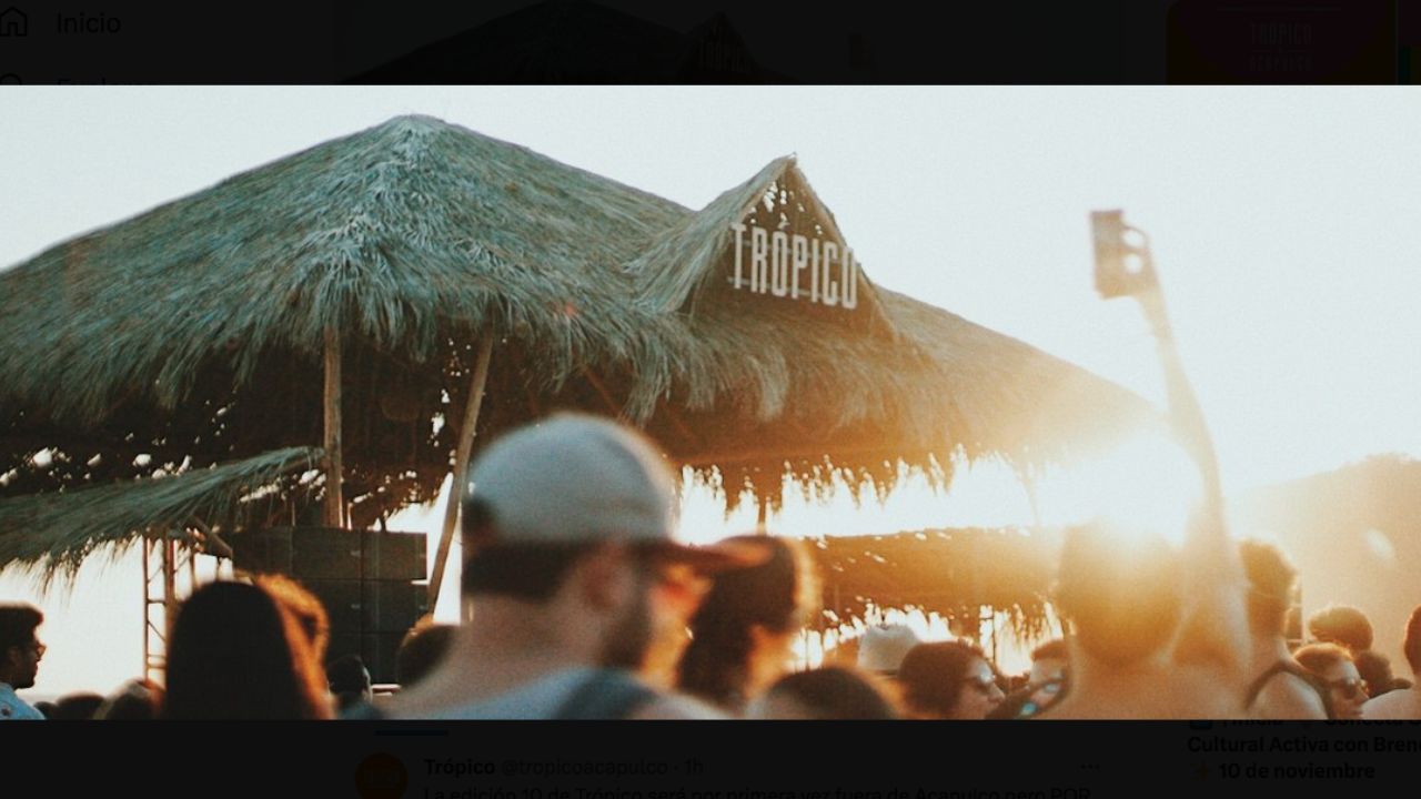 El 100% de las ganancias del festival Trópico serán donadas para ayudar a Guerrero