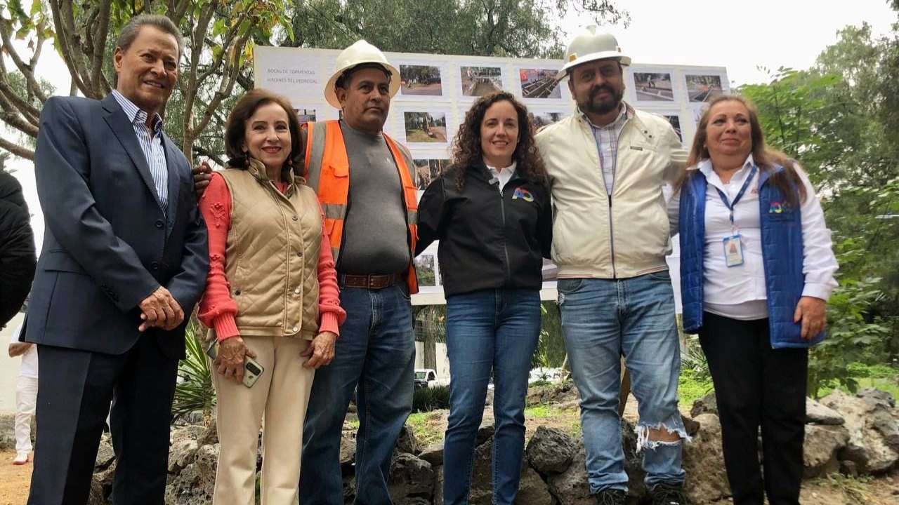 La Directora General de Gobierno en Álvaro Obregón, Mariana Rodríguez supervisó los avances en diferentes obras de la zona de San Ángel