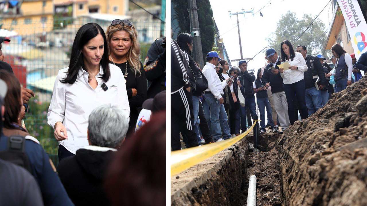 La alcaldesa en Álvaro Obregón, Lía Limón, entregó 5 obras y supervisó 2 más durante un recorrido por varias colonias