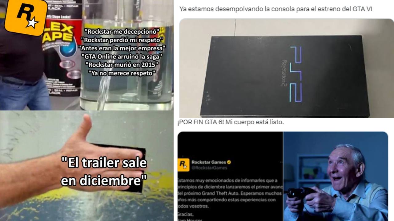 Rockstar Games anunció el nuevo Grand Theft Auto VI, lo que hizo que el internet "explotara" y los usuarios reaccionaron con memes