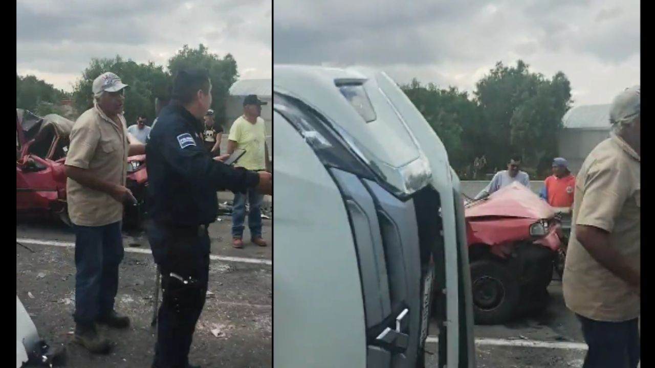 Este martes se reportó una accidente automovilístico en la autopista México- Pachuca a la altura del balneario flamingos