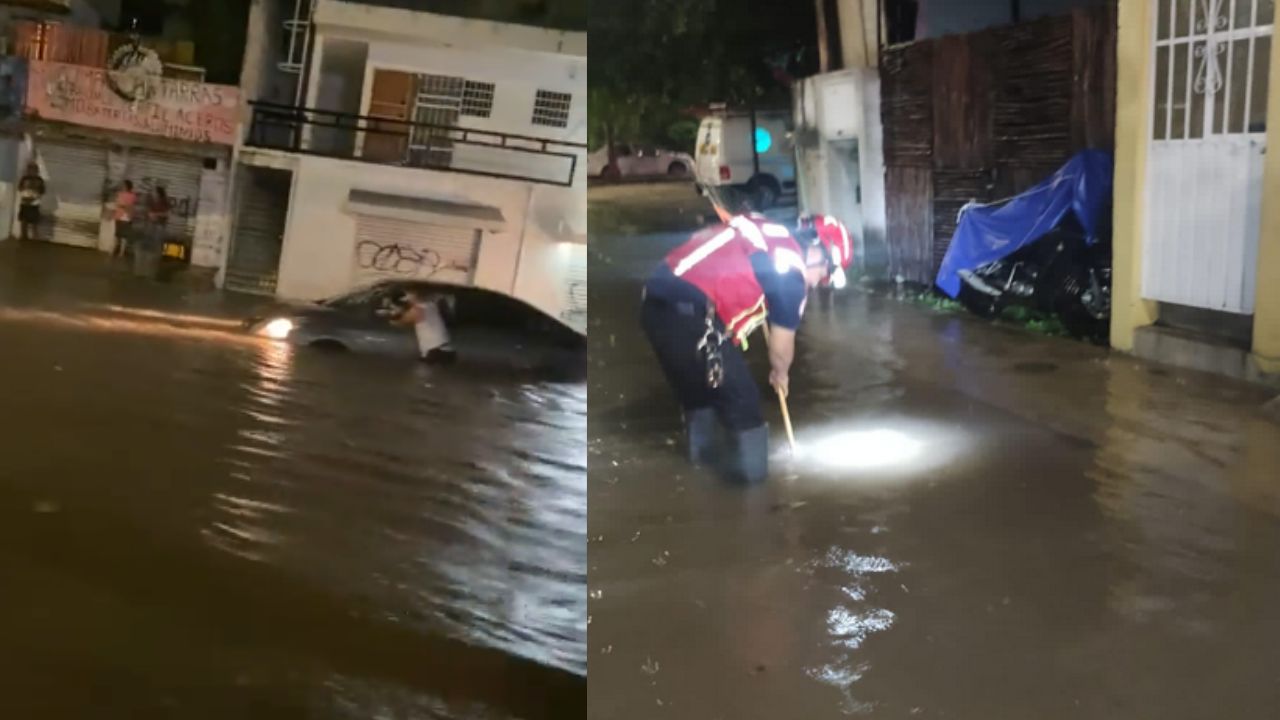 El municipio Solidaridad, la Av. Principal Guadalupana, Puerto Maya, Villamar 2 y Aventura, se vieron afectados tras las intensas lluvias que se registraron en Playa del Carmen