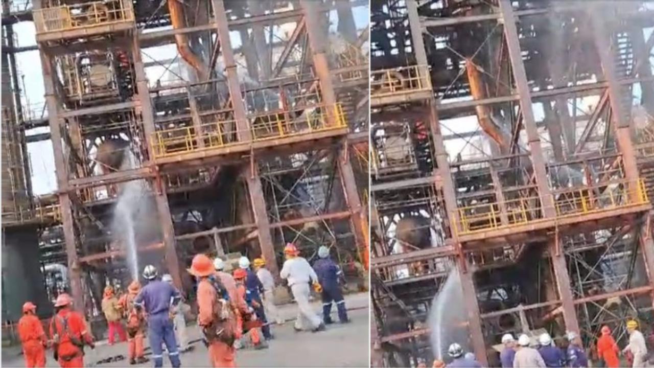 Dos hermanos que laboran para la empresa "Everest", resultaron con quemaduras de primer y tercer grado en Salinas Cruz, Oaxaca