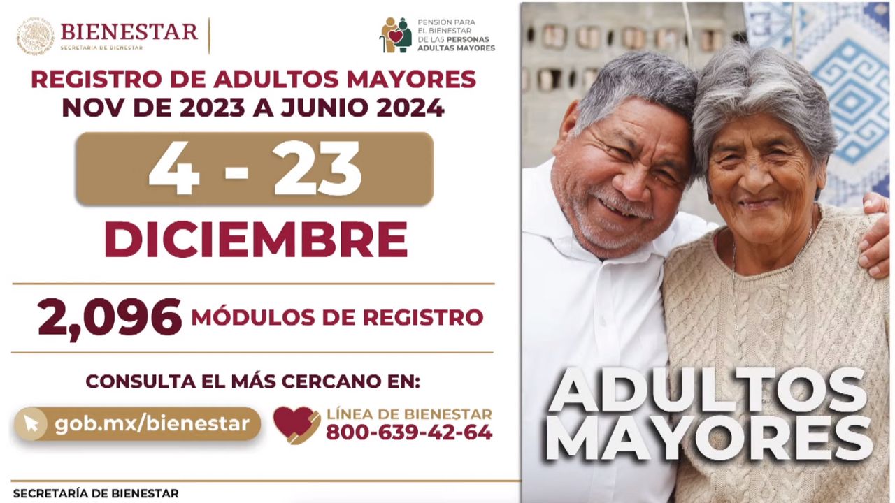 Ariadna Montiel invitó a los adultos mayores que cumplen años entre el 01 de noviembre y junio de 2024, a que se inscriban al programa