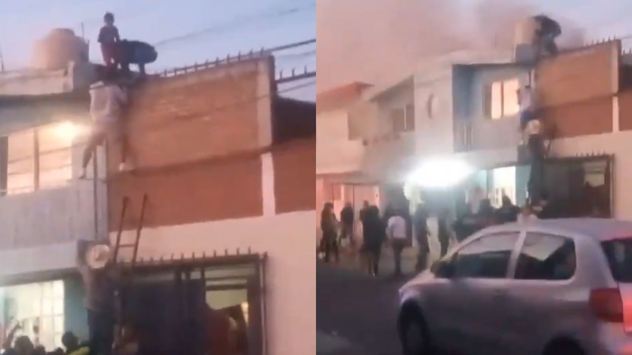 Tres menores de edad y su madre fueron rescatados de un incendio en Granjas del Sur