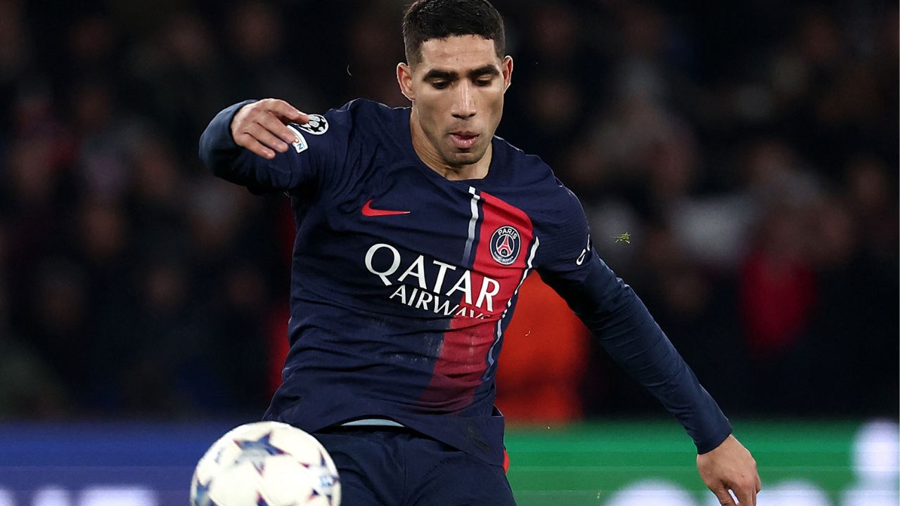 Foto:AFP|Careo entre jugador del PSG Hakimi y mujer que lo acusa de abuso en Francia