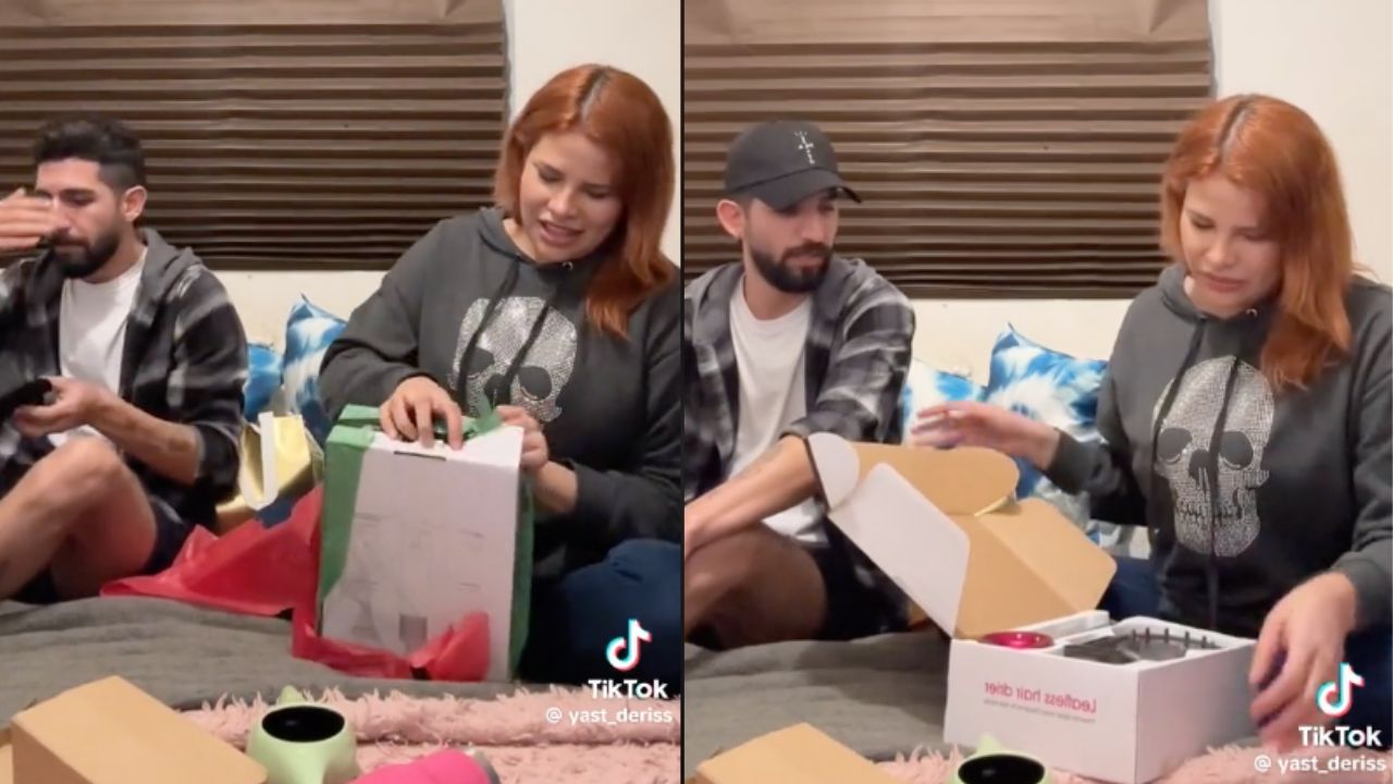 Novia queda decepcionada con le regalo navideño que le dio su novio; no era original