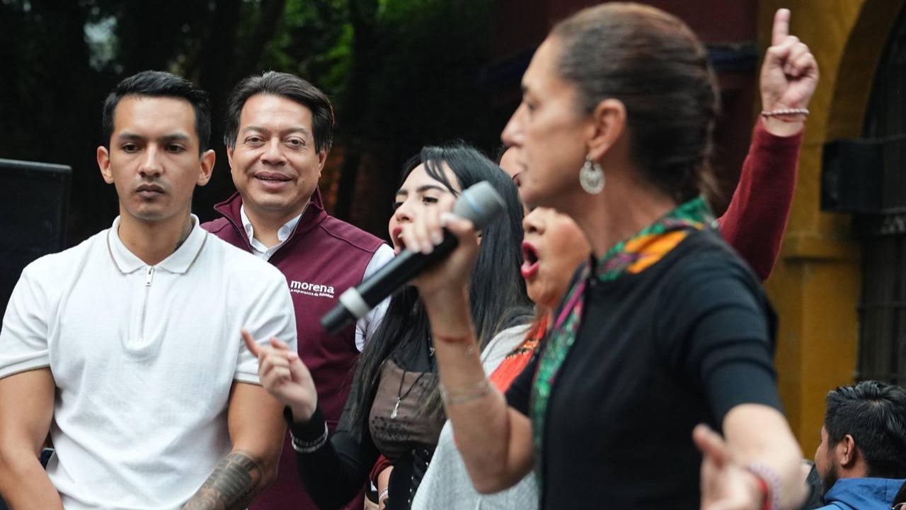 Sheinbaum invitó a los jóvenes de la alcaldía Coyoacán, a sumarse a la 4T