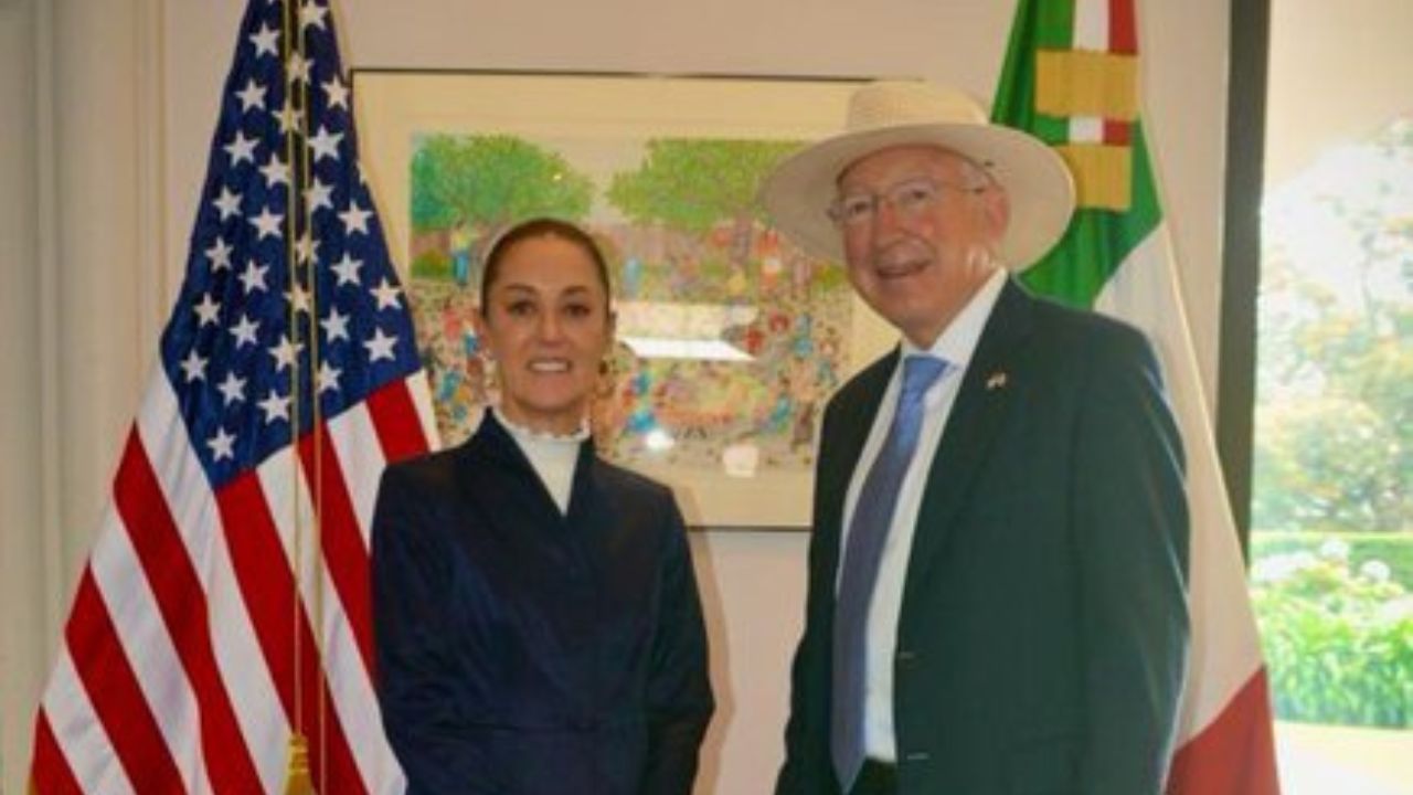 “Hay amistad entre nuestros pueblos”; Sheinbaum se reúne con Ken Salazar