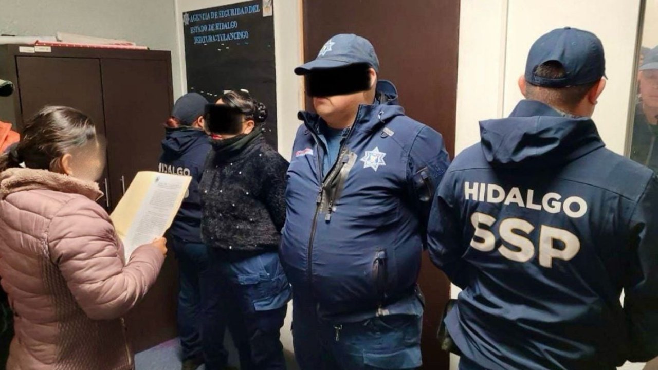 Tres agentes de la Secretaría de Seguridad Pública de Hidalgo fueron detenidos tras ser señalados de robar su dinero a un automovilista