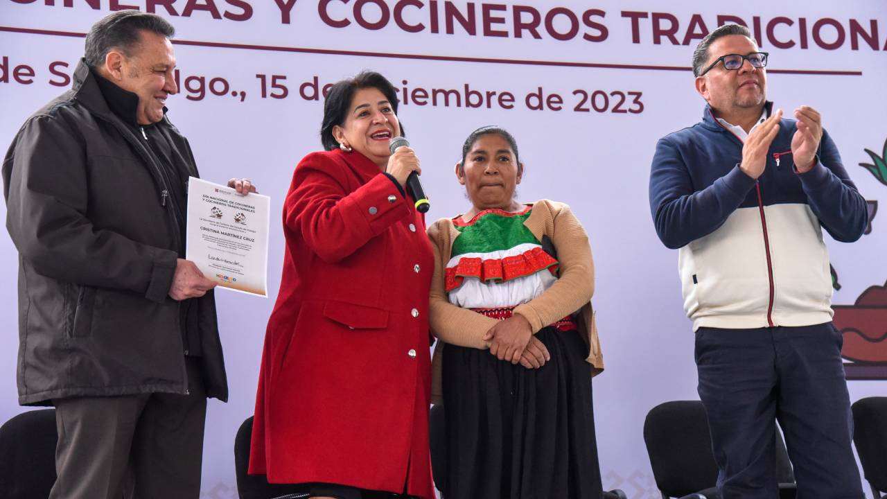 Todo el sabor y el aroma de platillos tradicionales inundaron la celebración del Día Nacional de las Cocineras y Cocineros Tradicionales