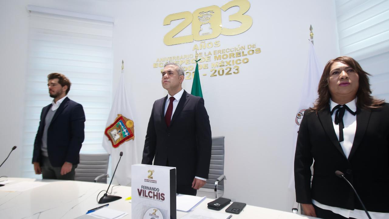 Fernando Vilchis, presidente municipal de Ecatepec, entregó al cabildo del gobierno del Estado de México el informe oficial 2023