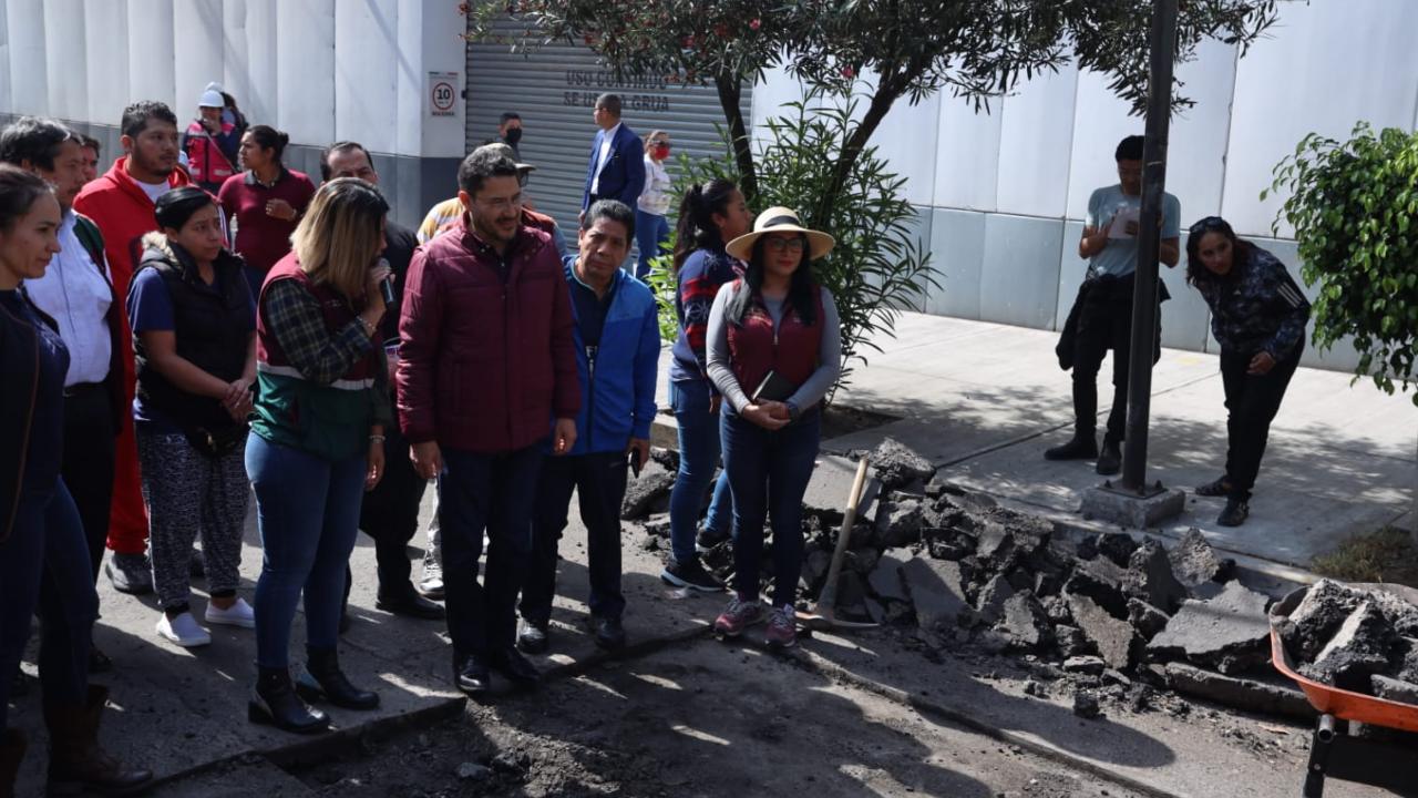 El jefe de Gobierno de la CDMX, Martí Batres, encabezó la Jornada "444 Territorial. Bienestar en tu Colonia”, en la colonia Doctores