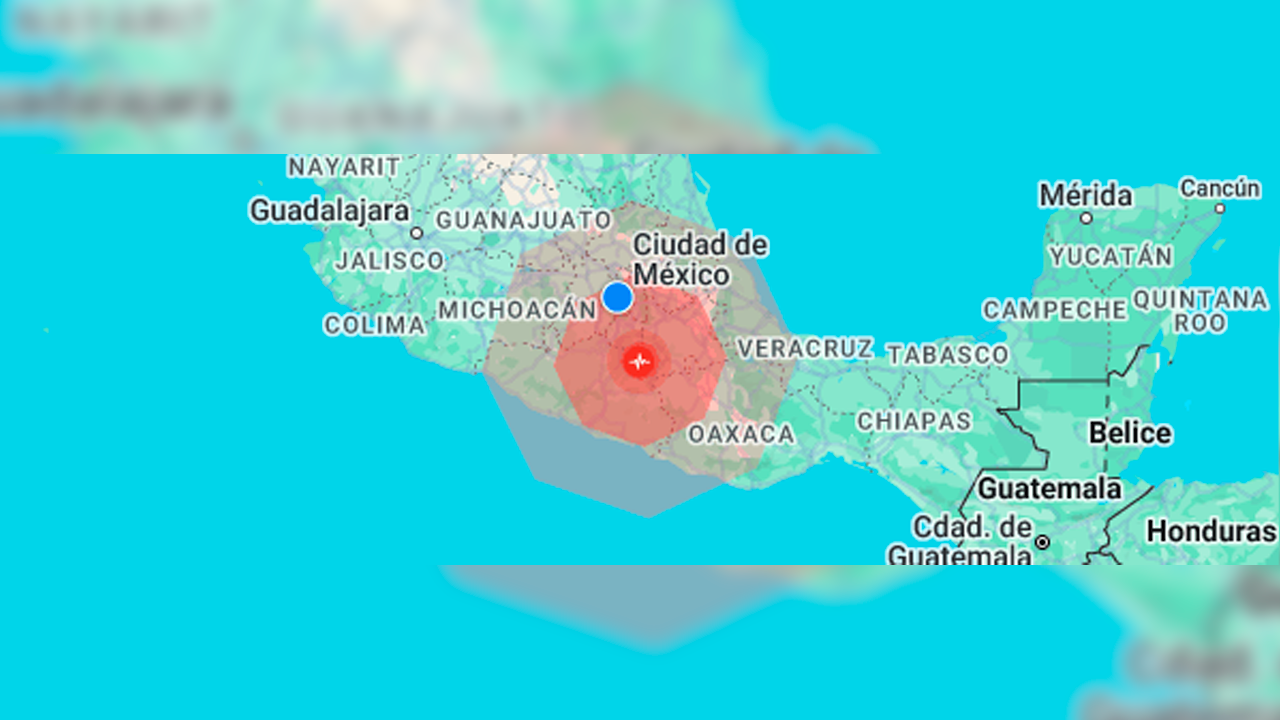 Foto: Android Earthquake Alerts System | Se desplegaron 8 unidades para la revisión de la ciudad tras el sismo.