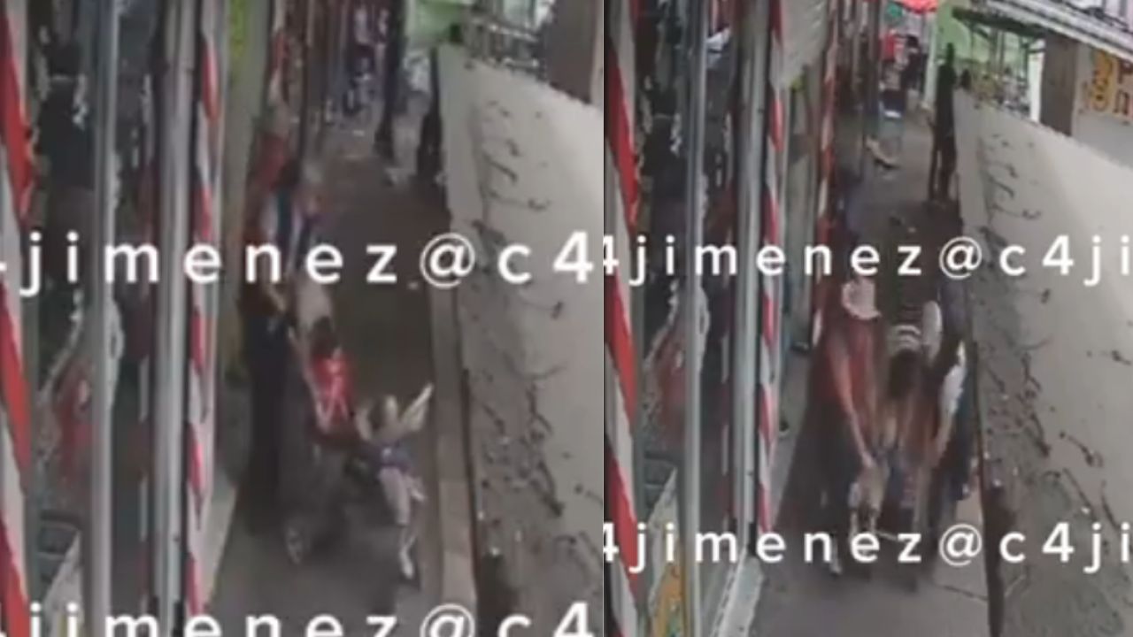 Revelan supuestos video del momento en que hieren de bala a menor en balacera en Iztacalco