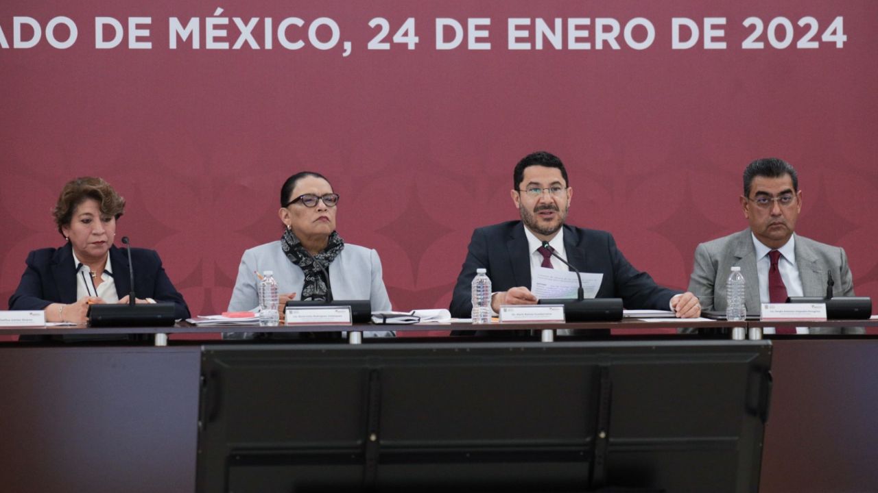 Batres participa en Mesa Interestatal de Construcción de Paz