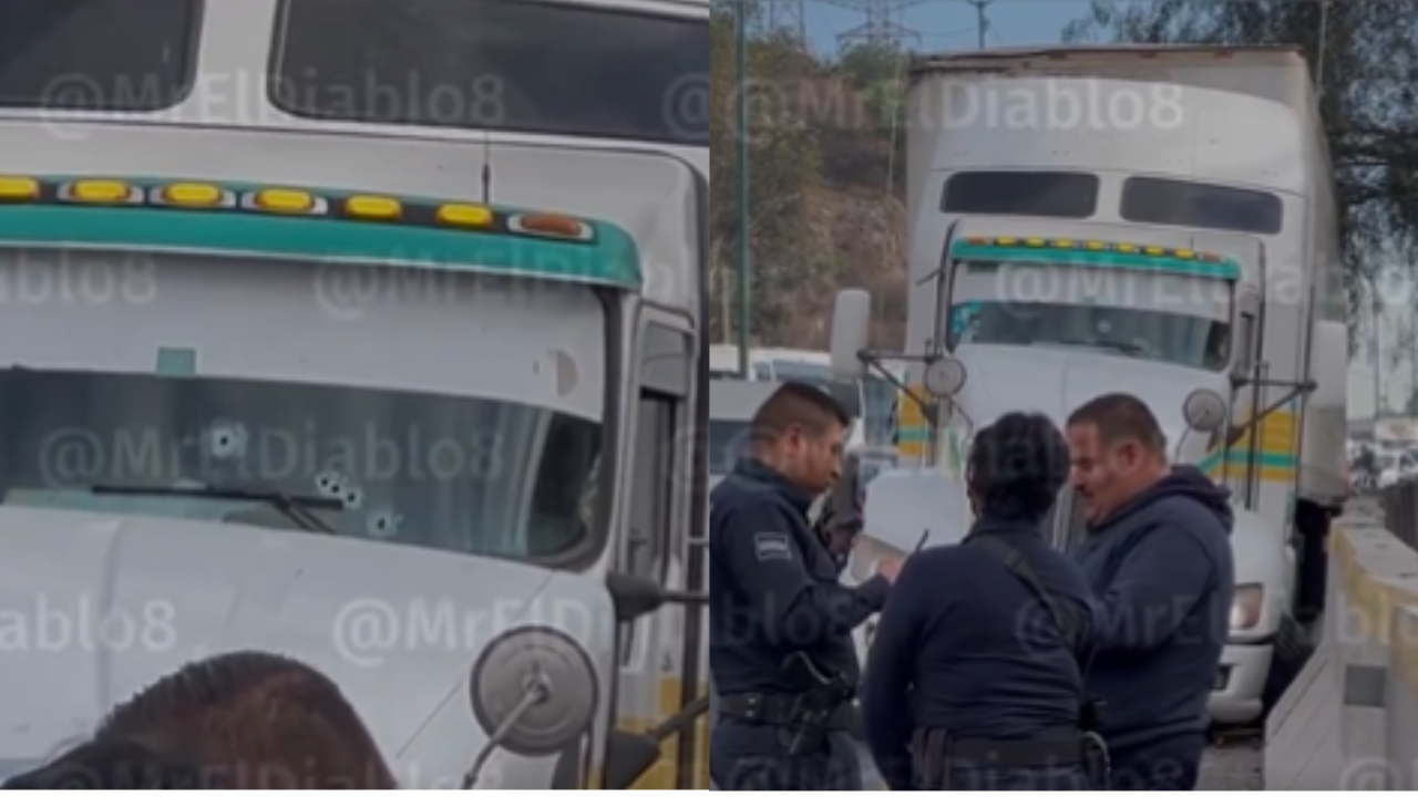 Trailero asesinado en Tlalnepantla