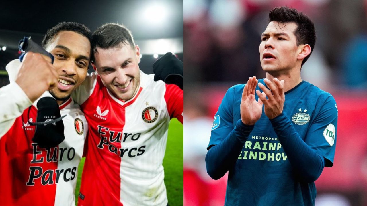 Santi Giménez se impone a Chucky Lozano en el duelo de Copa entre el Feyenoord y el PSV