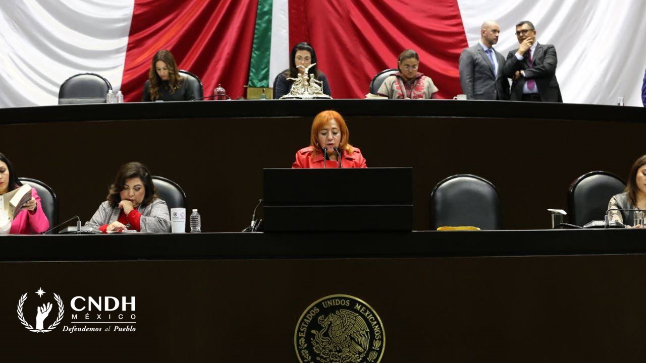 Rosario Piedra Ibarra, titular de la Comisión Nacional de los Derechos Humanos.