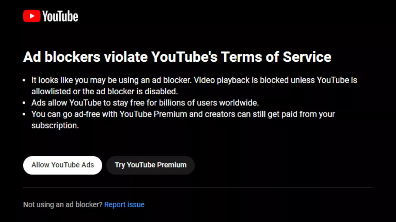 YouTube y el AdBlock