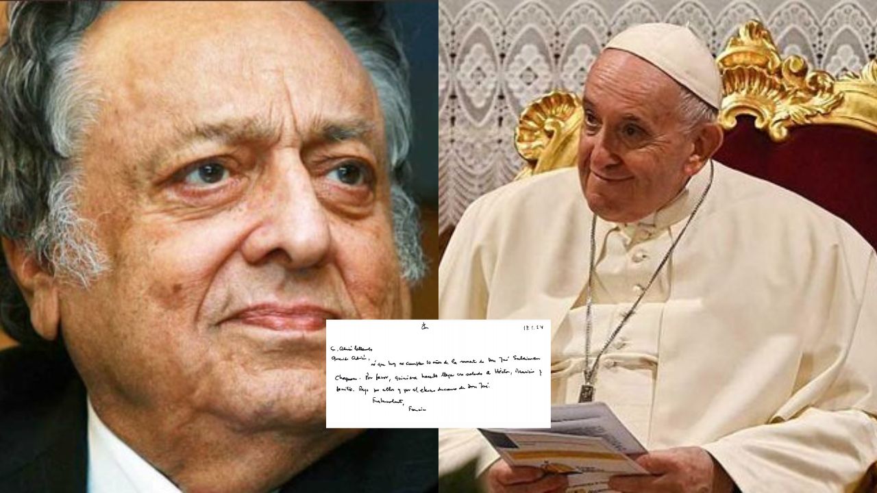 Presume CMB carta del Papa Francisco en honor a José Sulaimán